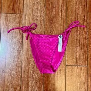 NWT Mix & Match Side-Tie Cheeky Bikini Bottom